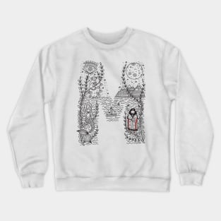 Letter M (Buu&Luu Alphabet) Crewneck Sweatshirt